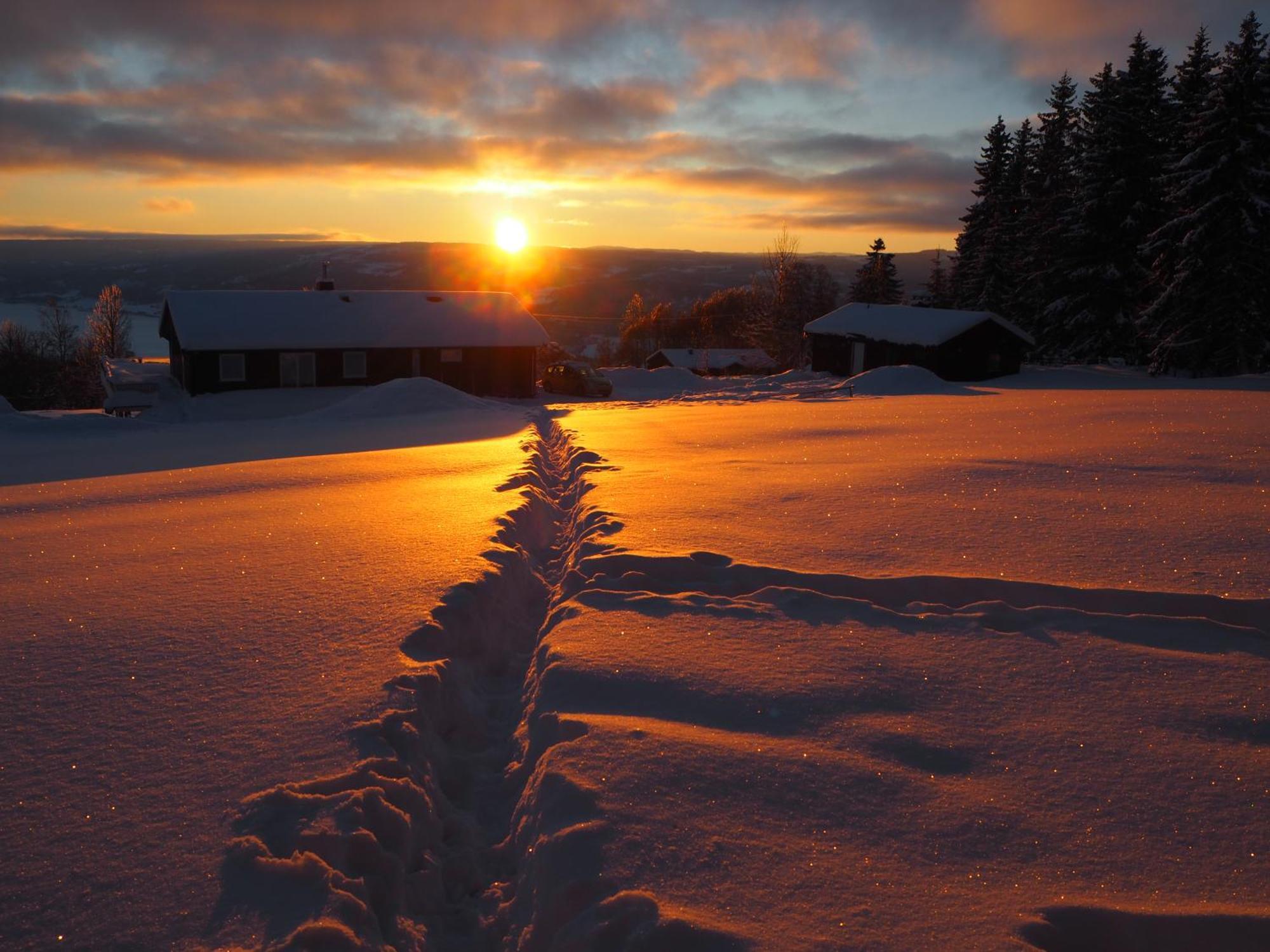 Cabin With Great View Close To Town And Ski Area ليلّيهامّير المظهر الخارجي الصورة